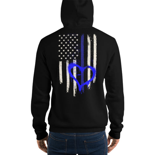 love the blue Unisex hoodie